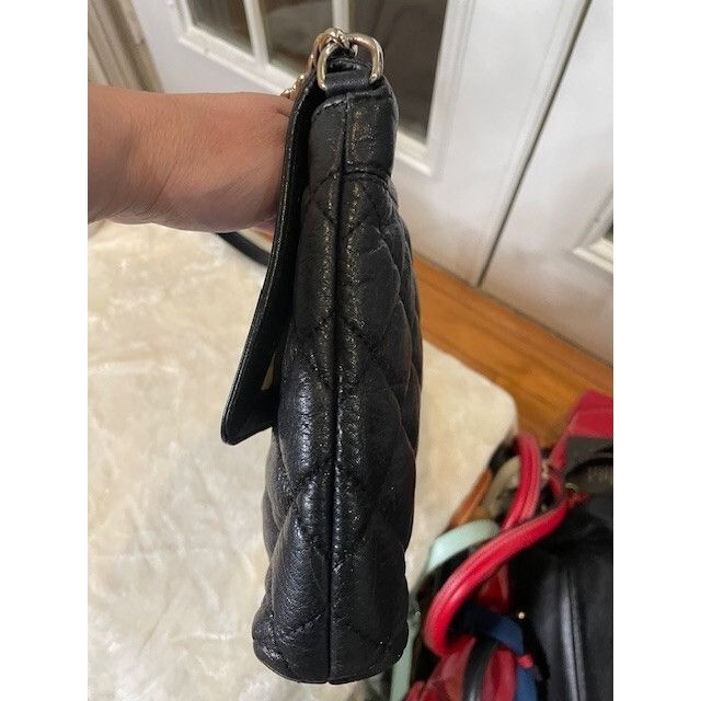 Kate Spade KATE SPADE Gold Coast BLACK LEATHER Charlize Quilted Flap Sh Size ONE SIZE - 4 Thumbnail