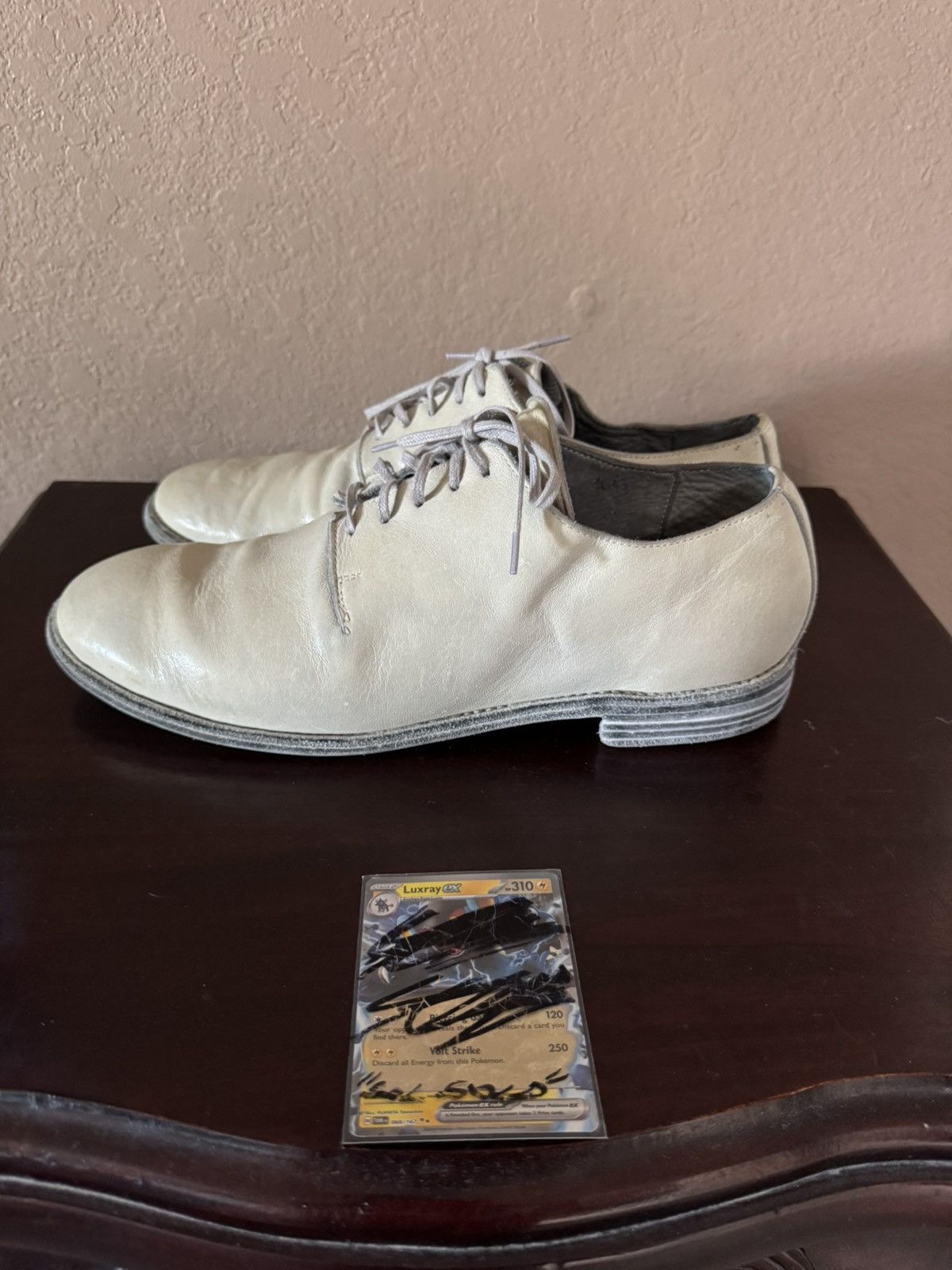 Guidi Guidi 16 White Derby Shoes Size US 10 / EU 43 - 2 Thumbnail