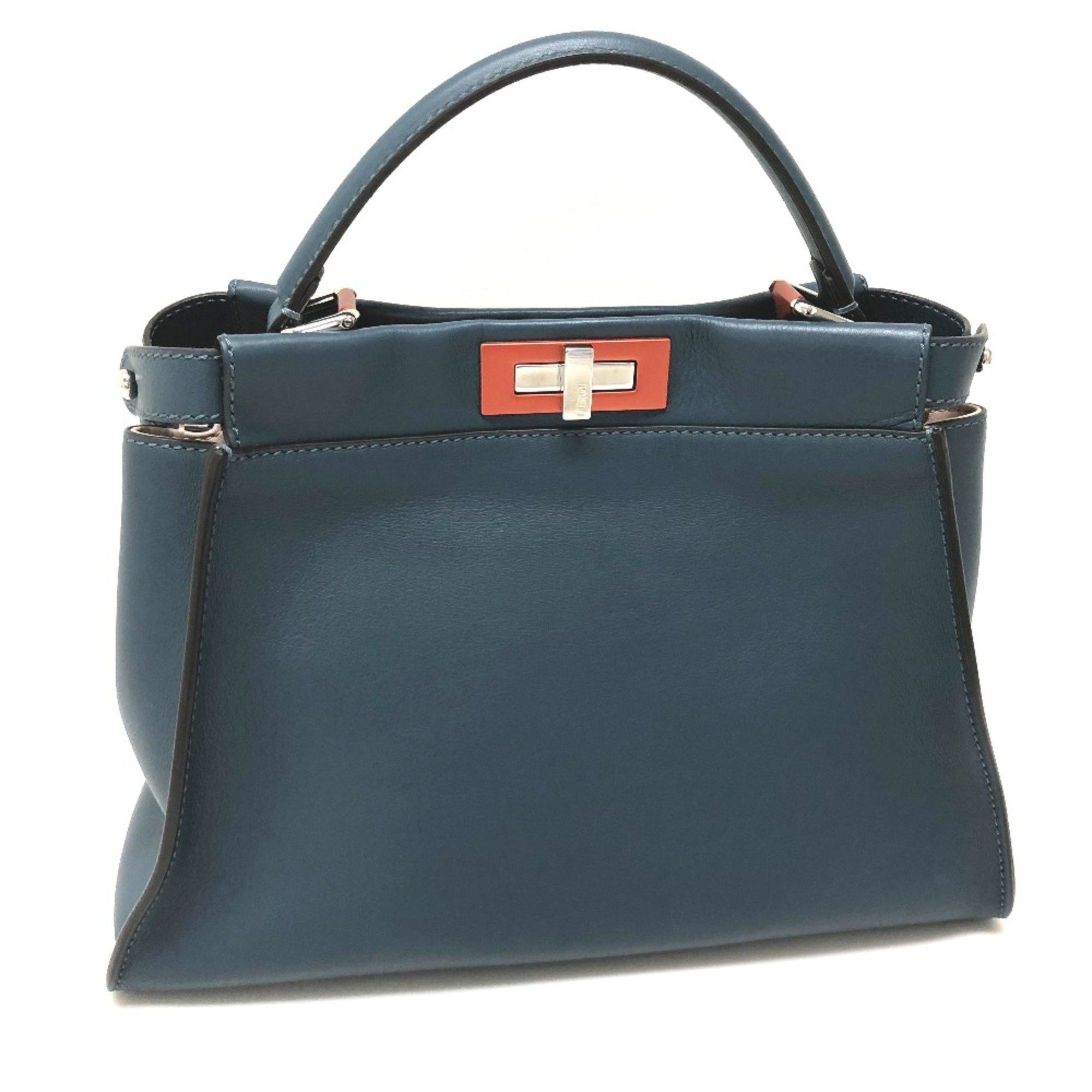 Fendi Fendi 8BN290 Bag Shoulder Bag Hand Bag blue Size ONE SIZE - 1 Thumbnail