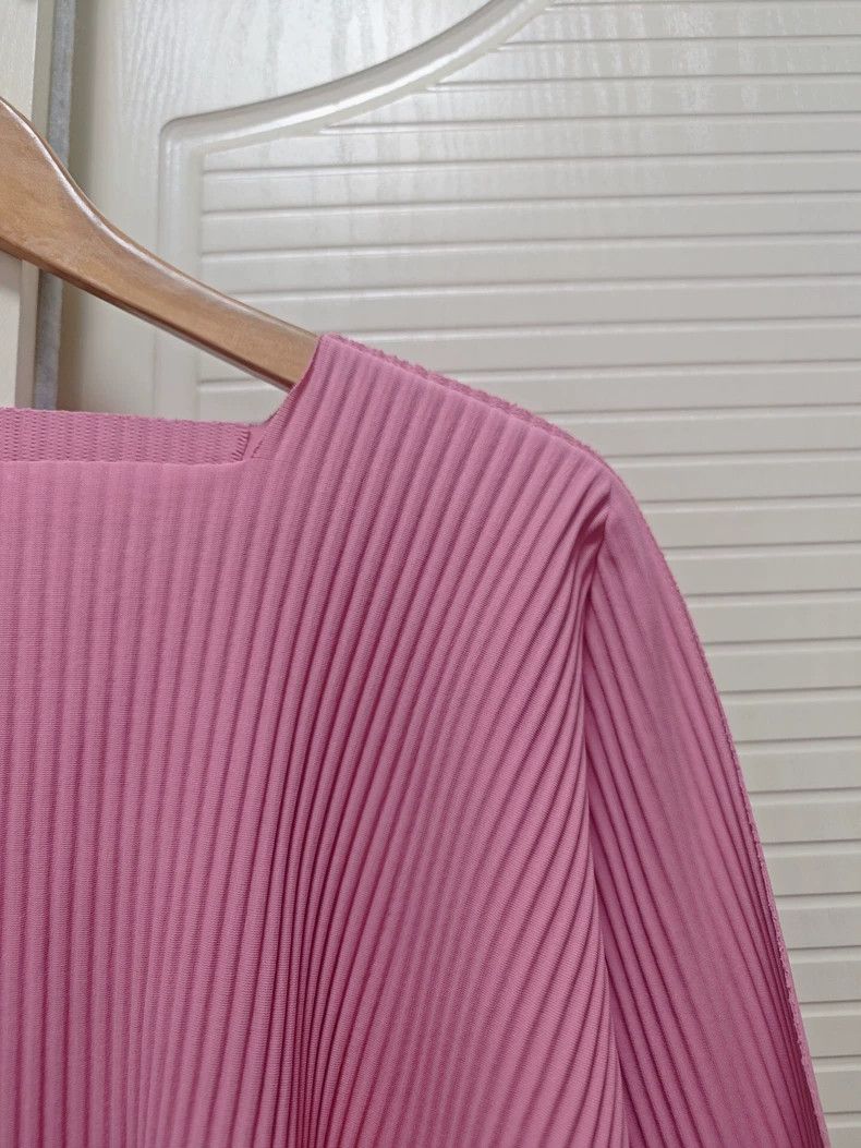 Other Issey Miyake/三宅一生 Pink square-neck top Size M / US 6-8 / IT 42-44 - 4 Thumbnail