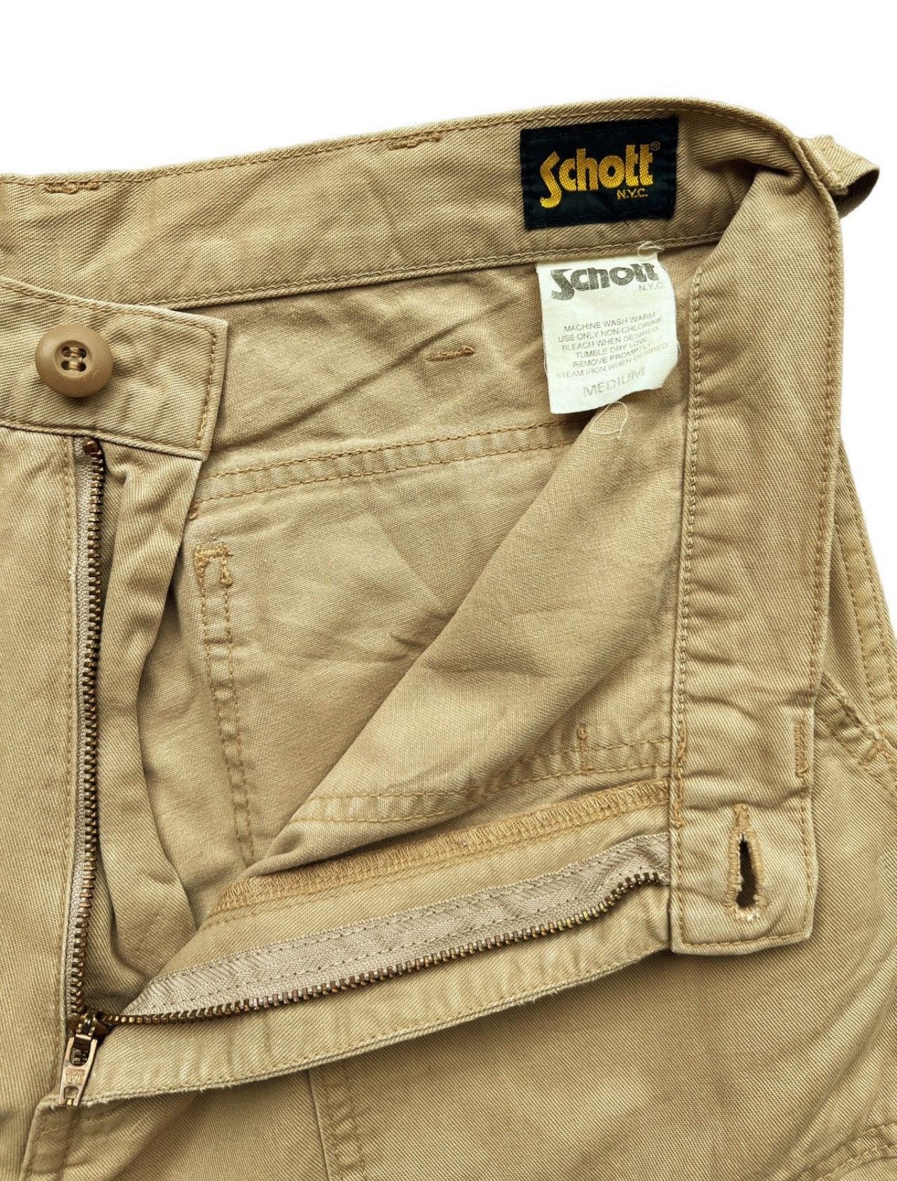 Schott Vintage Schott USA Military Cargo Parachute Pants 30x32 Size US 30 / EU 46 - 11 Thumbnail