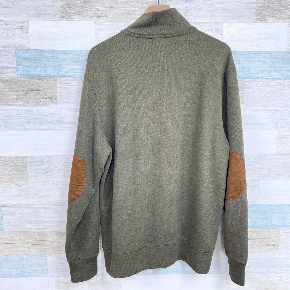 Other Territory Ahead Zip Button Polo Sweater Green Patches Mens L Size US L / EU 52-54 / 3 - 3 Thumbnail