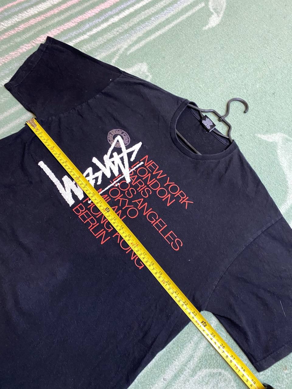 Stussy Avant-Garde Black T-Shirt Big Print STUSSY Size US XL / EU 56 / 4 - 9 Thumbnail