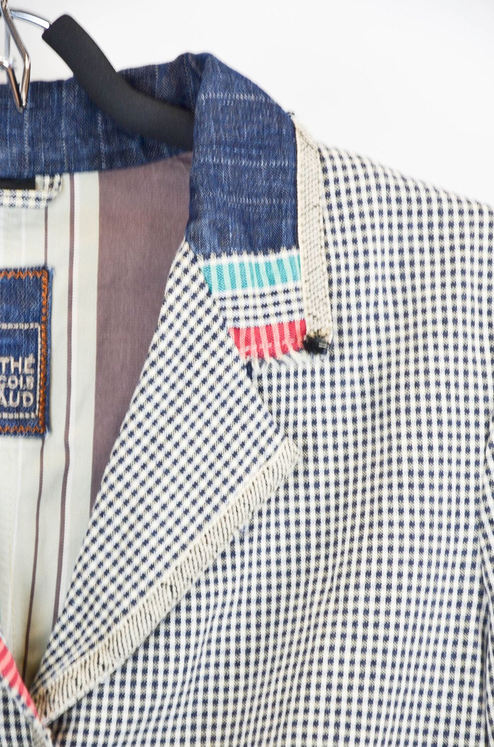Marithe + Francois Girbaud Marithe Francois Girbaud Patchwork Linen Blazer – Size 38 Size XS / US 0-2 / IT 36-38 - 6 Thumbnail