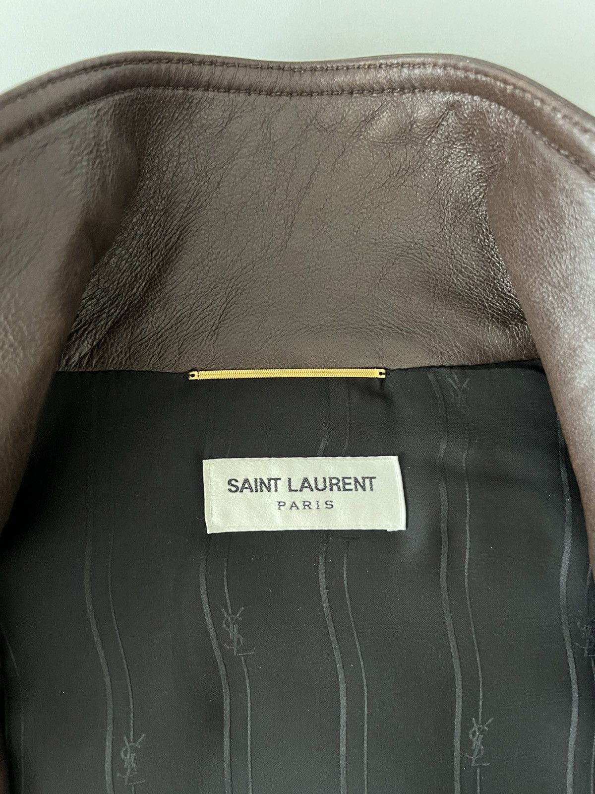 Saint Laurent Paris $8K VALUE Oversized Jacket in lambskin Size S / US 4 / IT 40 - 6 Thumbnail