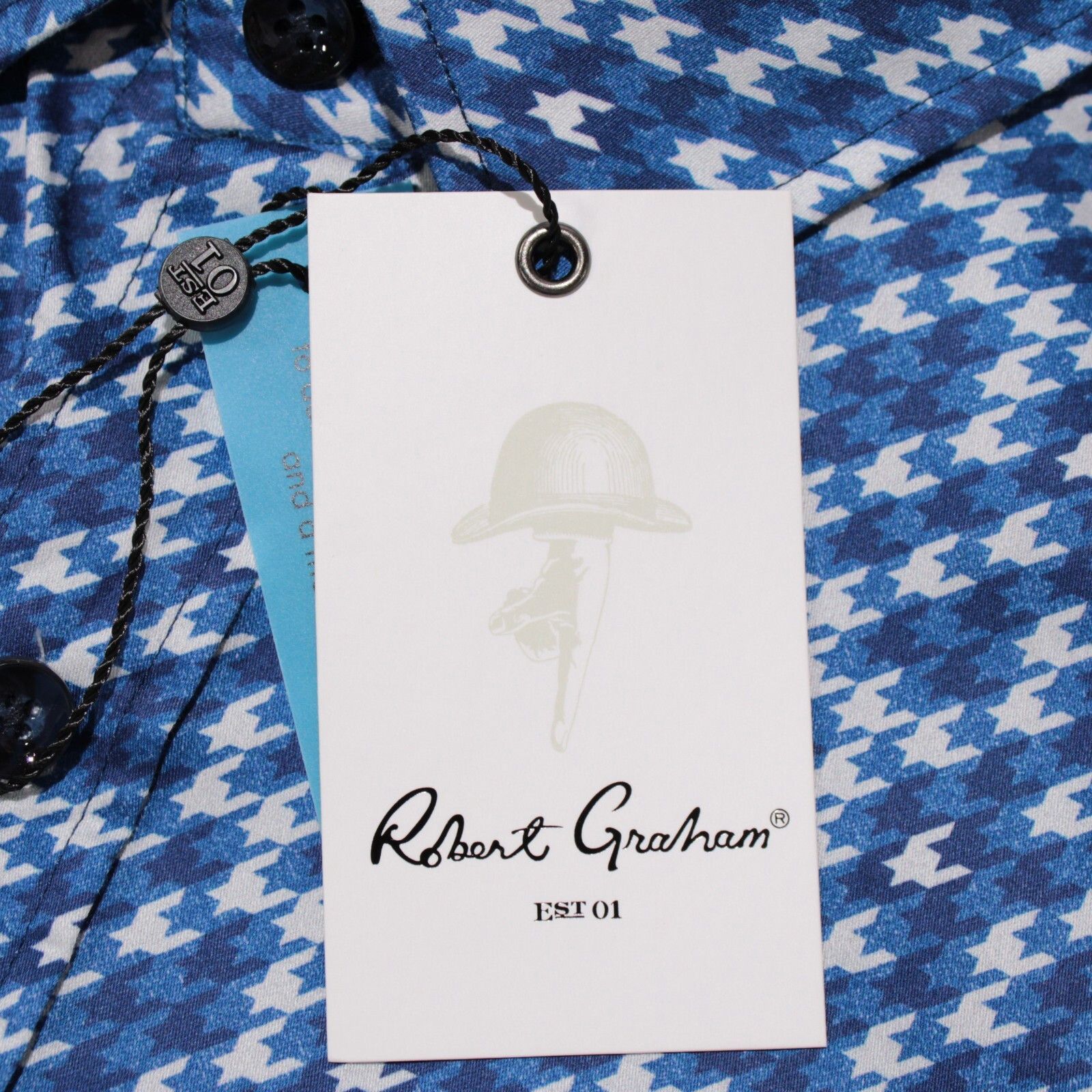 Robert Graham Robert Graham New with tags Shirt Size L US In Blue Size US L / EU 52-54 / 3 - 2 Thumbnail