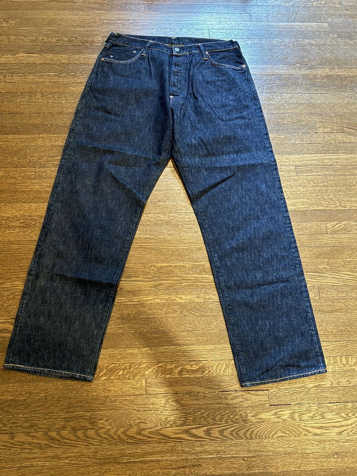 EVISU 38×35 デニム Evisu Evisu x Santastic Raw Denim Made in Japan 38x35 DS | Grailed