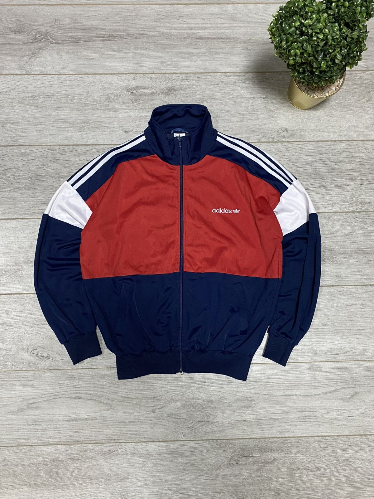 Adidas Adidas West Germany track jacket zip stripes Size US S / EU 44-46 / 1 - 1 Thumbnail
