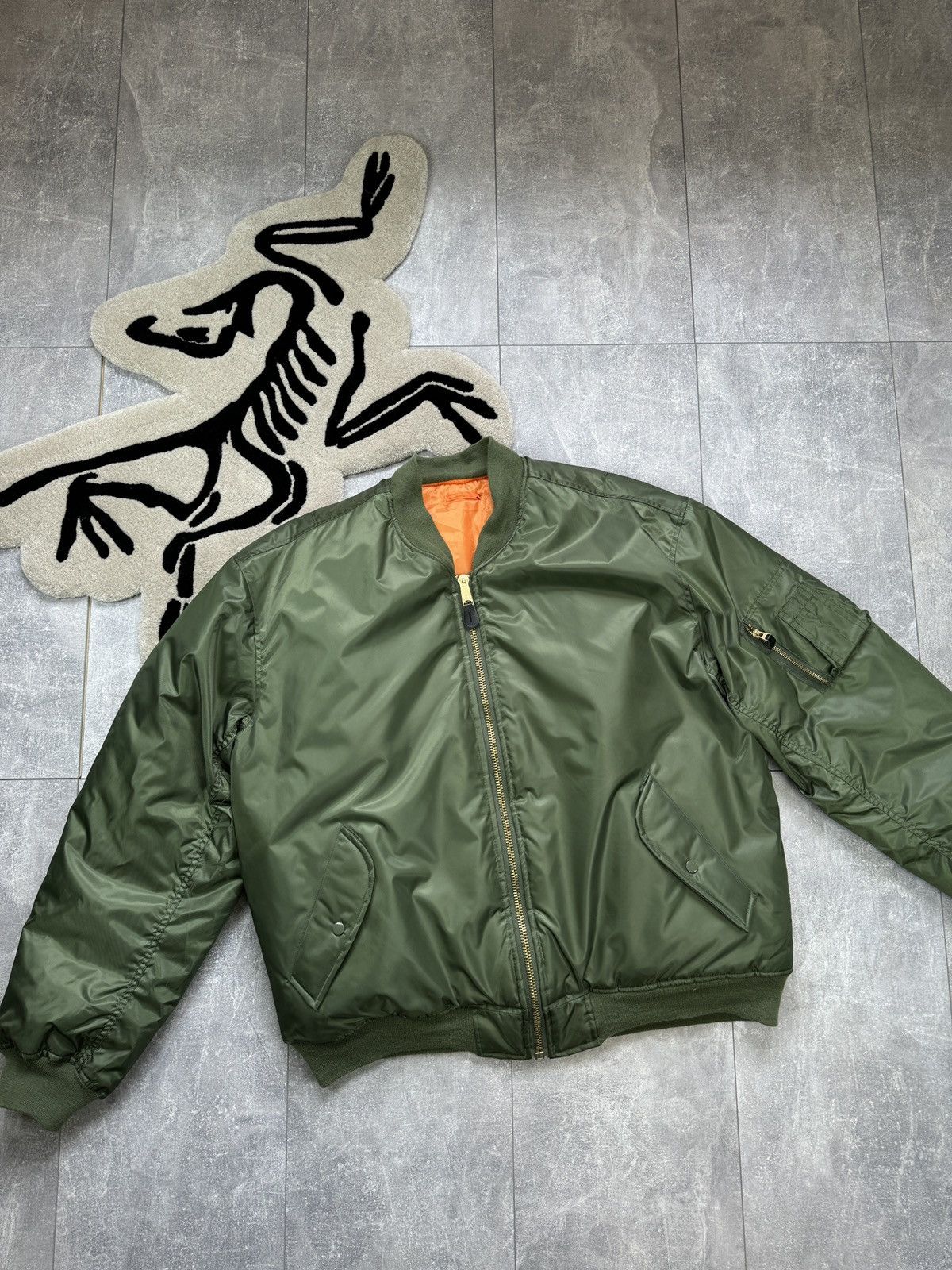 Autry Bicolor Nylon Bomber