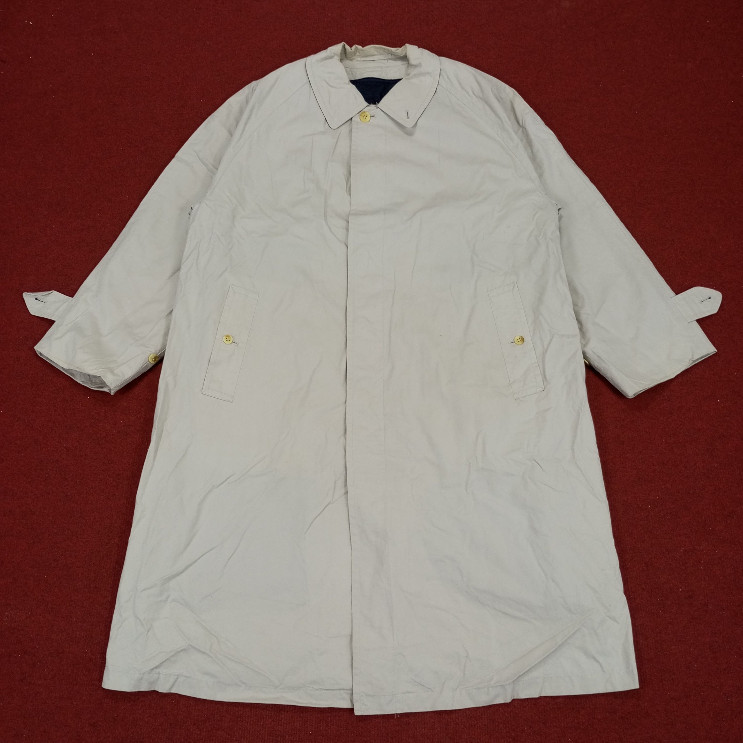 Burberry × Vintage Burberrys Fashion Style Trench Coat Jacket Size US L / EU 52-54 / 3 - 1 Thumbnail