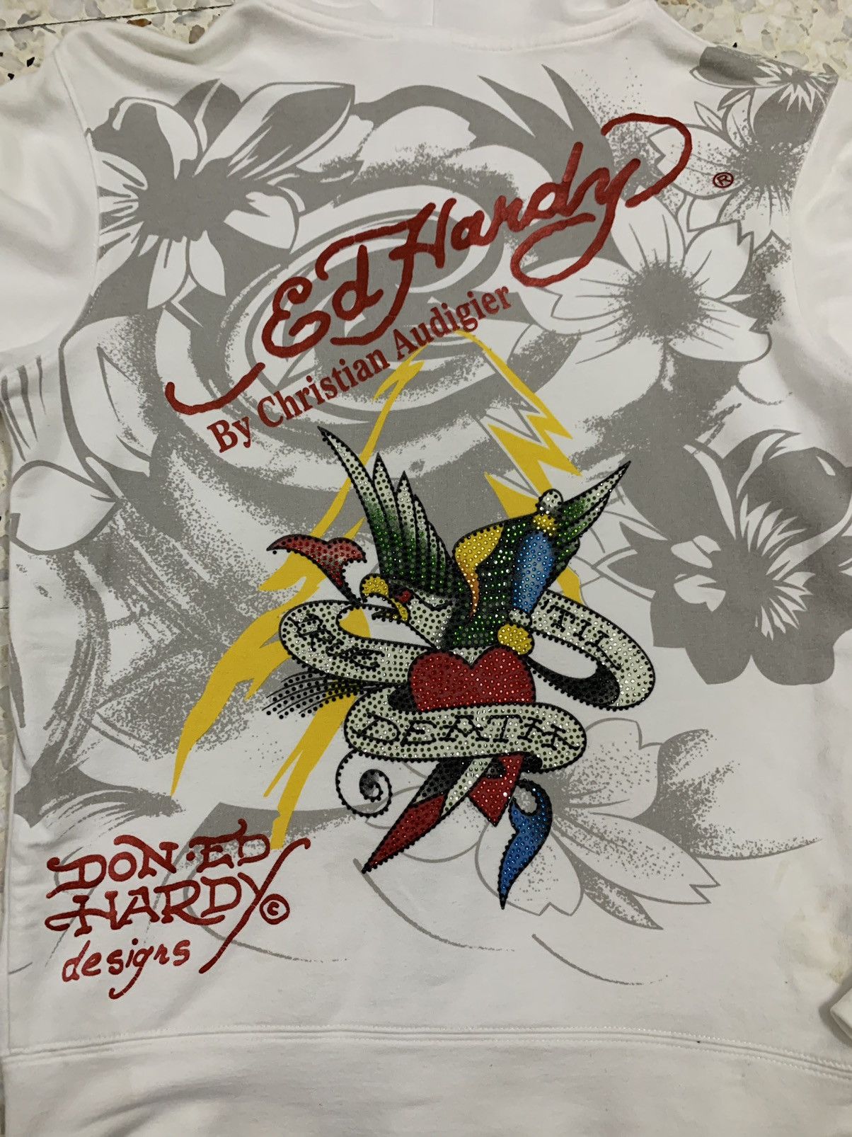 Christian Audigier × Ed Hardy ED HARDY BY CHRISTIAN AUDIGER ZIP UP HOODIE Size US S / EU 44-46 / 1 - 8 Thumbnail