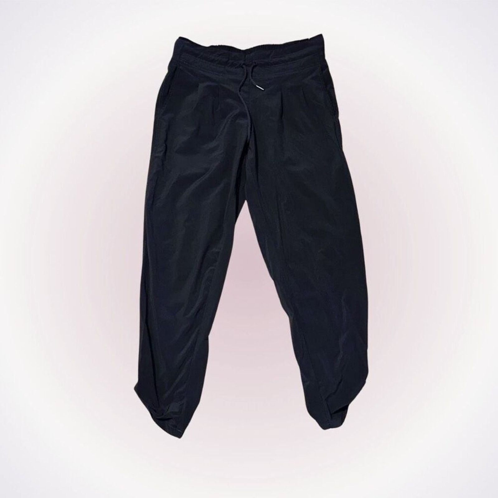 Prana Prana Cropped Gray Outdoor Pants with Waist Tie | Sz S Size 27" / US 4 / IT 40 - 1 Thumbnail