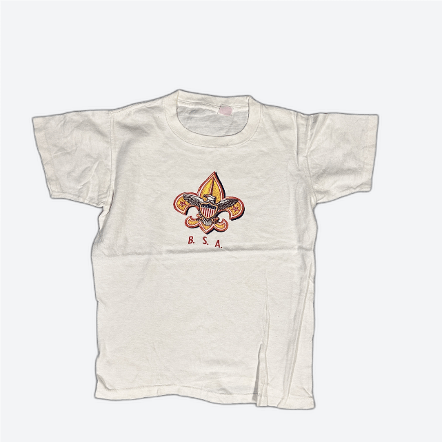 Other Vintage 50s Boy Scouts Of America Fleur-de-Lis T-Shirt Size US L / EU 52-54 / 3 - 1 Thumbnail