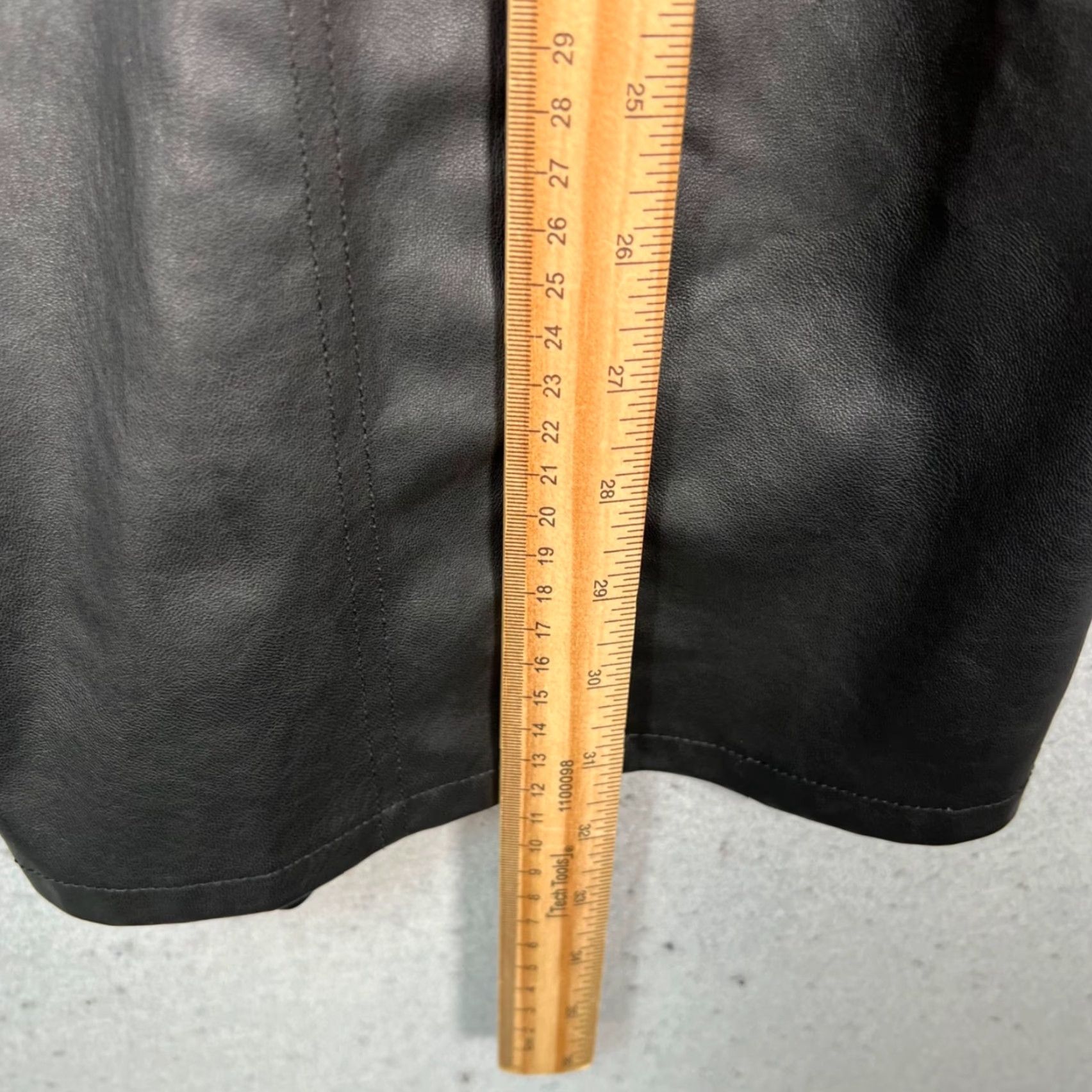 7 For All Mankind 7 For All Mankind Womens Mini Dress Black Faux Leather Puff Sleeve Square Neck M Size M / US 6-8 / IT 42-44 - 6 Thumbnail