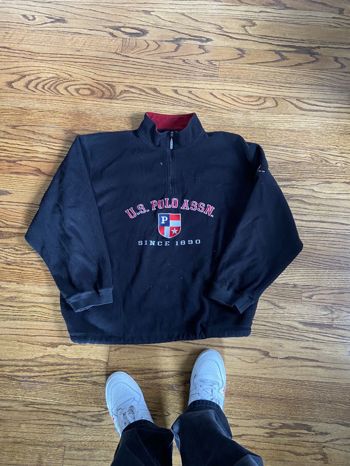U.S. Polo Assn. × Vintage Vintage us polo assn fleece jacket Size US XL / EU 56 / 4 - 1 Thumbnail