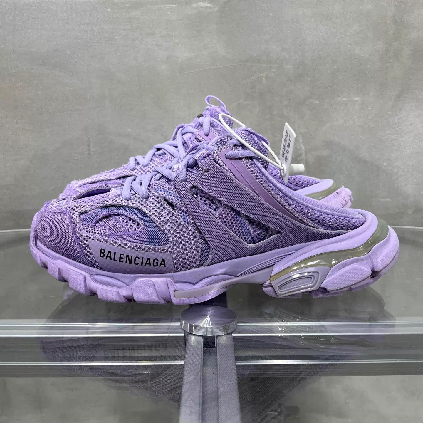 Balenciaga Balenciaga Women's TRACK Lavender Slide 37 YH25185 Size US 7 / IT 37 - 3 Thumbnail