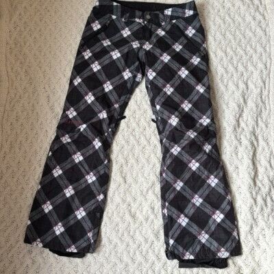 Burton Burton Snowboard Pants Plaid Insulated Waterproof Winter Ski Size 27" / US 4 / IT 40 - 1 Thumbnail