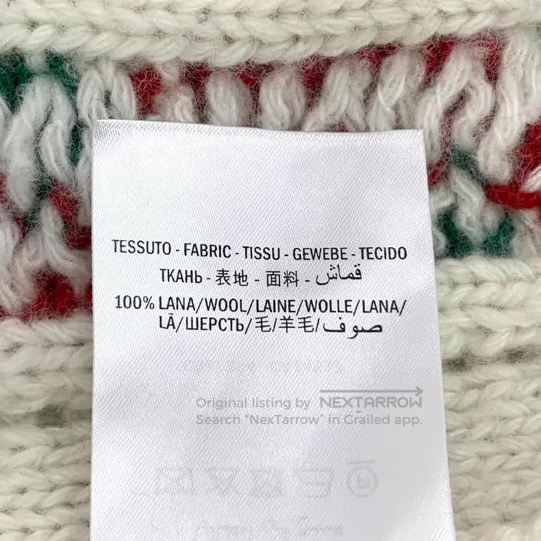 Gucci Gucci Color-blocked twisted wool V-neck single-breasted lo Size S / US 4 / IT 40 - 7 Thumbnail