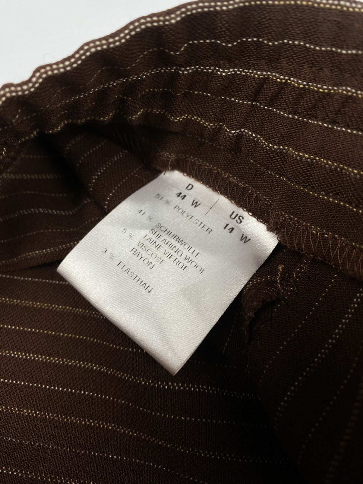 Givenchy 🚨 Selection De Givenchy Vintage Brown Striped Pants YLS RRL Size 36" / US 14 / IT 50 - 7 Thumbnail