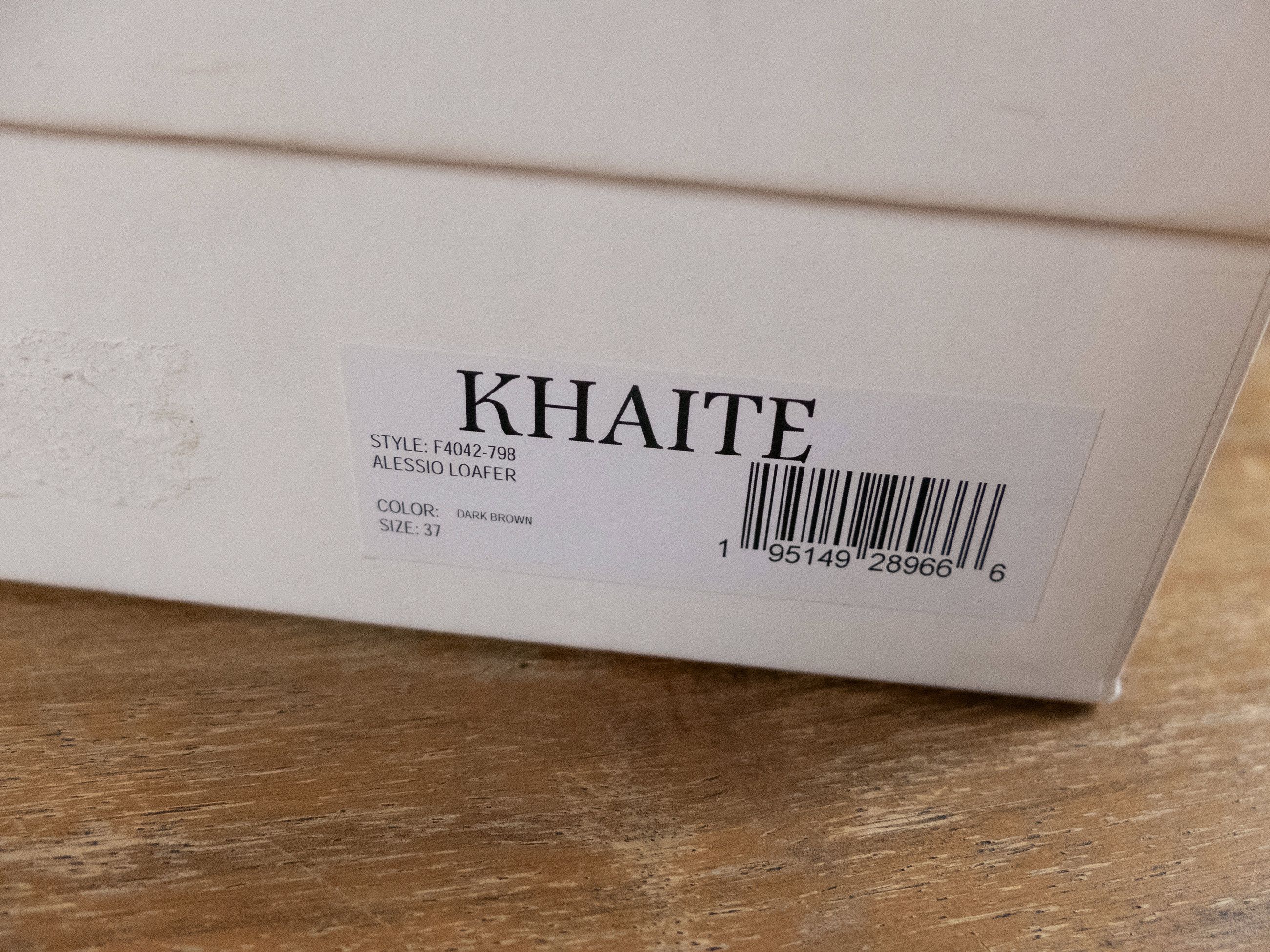 KHAITE KHAITE The Alessio brown leather loafers 7 37 Size US 7 / IT 37 - 13 Thumbnail