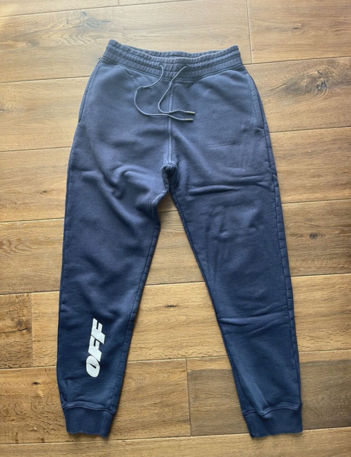 Image of Off White Off-White Washed Track Pants Navy, Men's (Size 31)