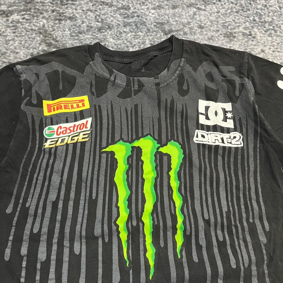 Vintage Ken Block Monster Energy DC Shoes Alpinestars Y2K T Shirt Size US S / EU 44-46 / 1 - 5 Thumbnail