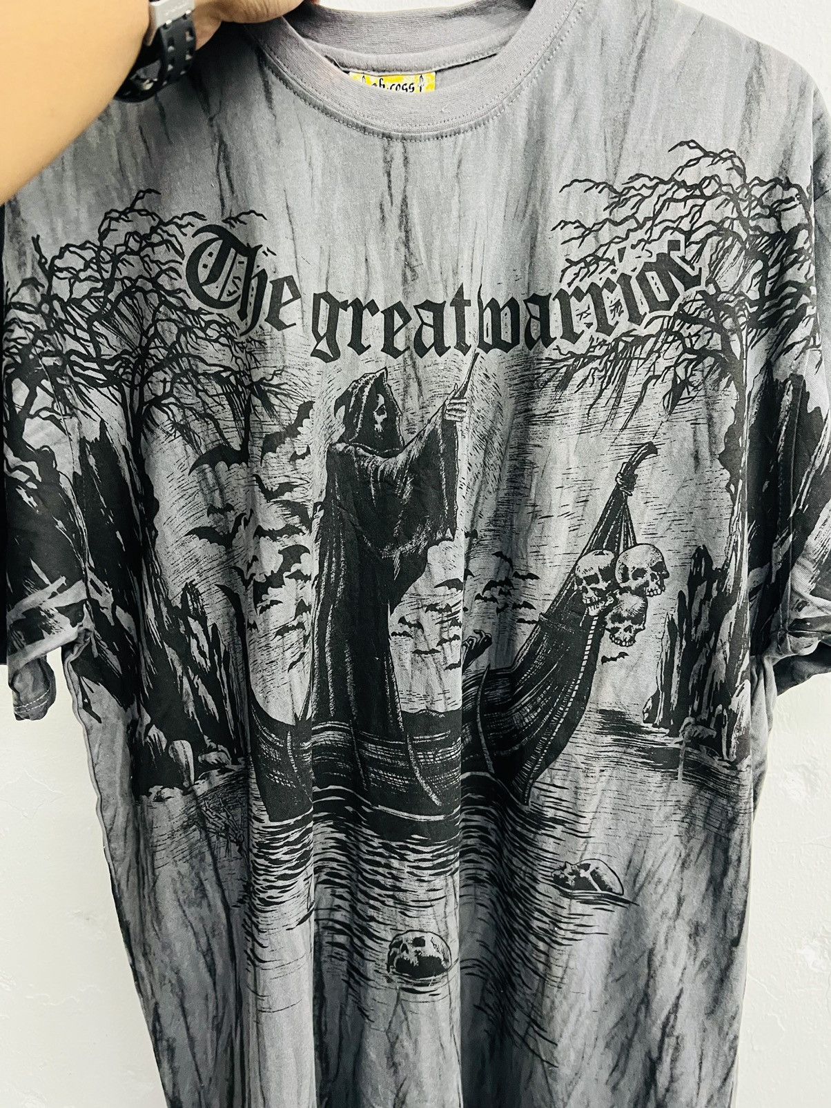 Affliction × Tapout Rare Y2K Skull Cross The Great Warrior Tee Affliction Style Size US XL / EU 56 / 4 - 8 Thumbnail