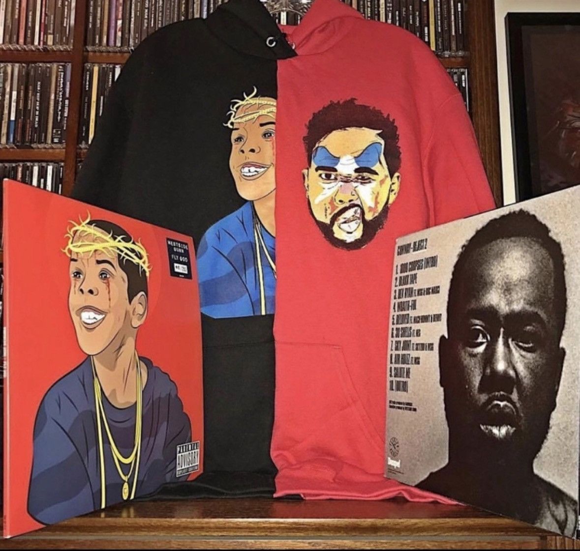 Rap Tees DeViLs ReJeCTs 👹❌ FLyGoD 🤲🏼 ReBiRTH ♻️ HOoDie Size US L / EU 52-54 / 3 - 4 Thumbnail