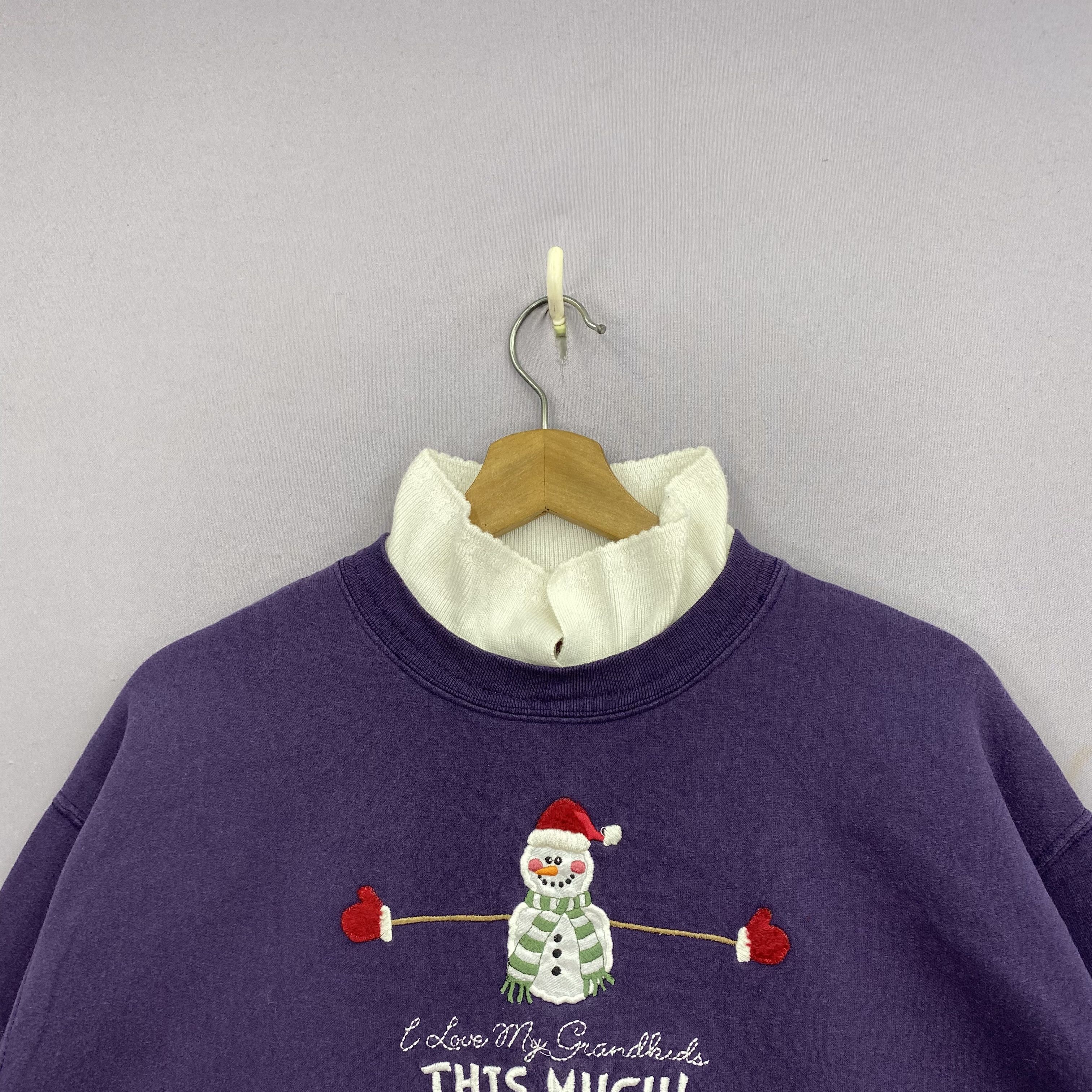 Vintage Vintage 90s Grandma Sweater Sweatshirt Jumper Pullover Size US XL / EU 56 / 4 - 3 Thumbnail