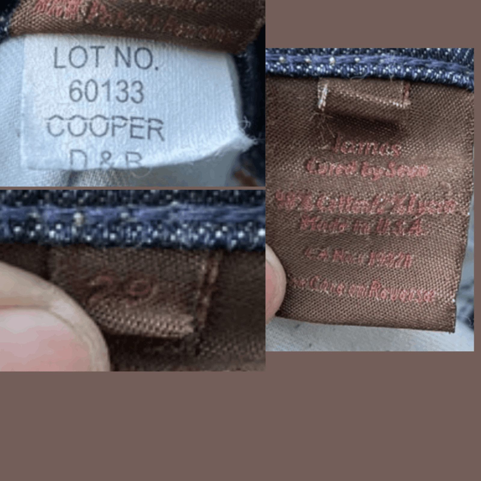 Vintage VTG Bootcut Jeans | Dry Aged Denim Blue | Cropped 2000s Size 30" / US 8 / IT 44 - 4 Thumbnail