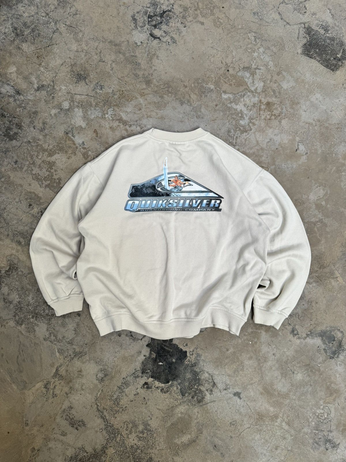 VINTAGE 90S DEADSTOCK QUIKSILVER BIG LOGO SWEATSHIRT