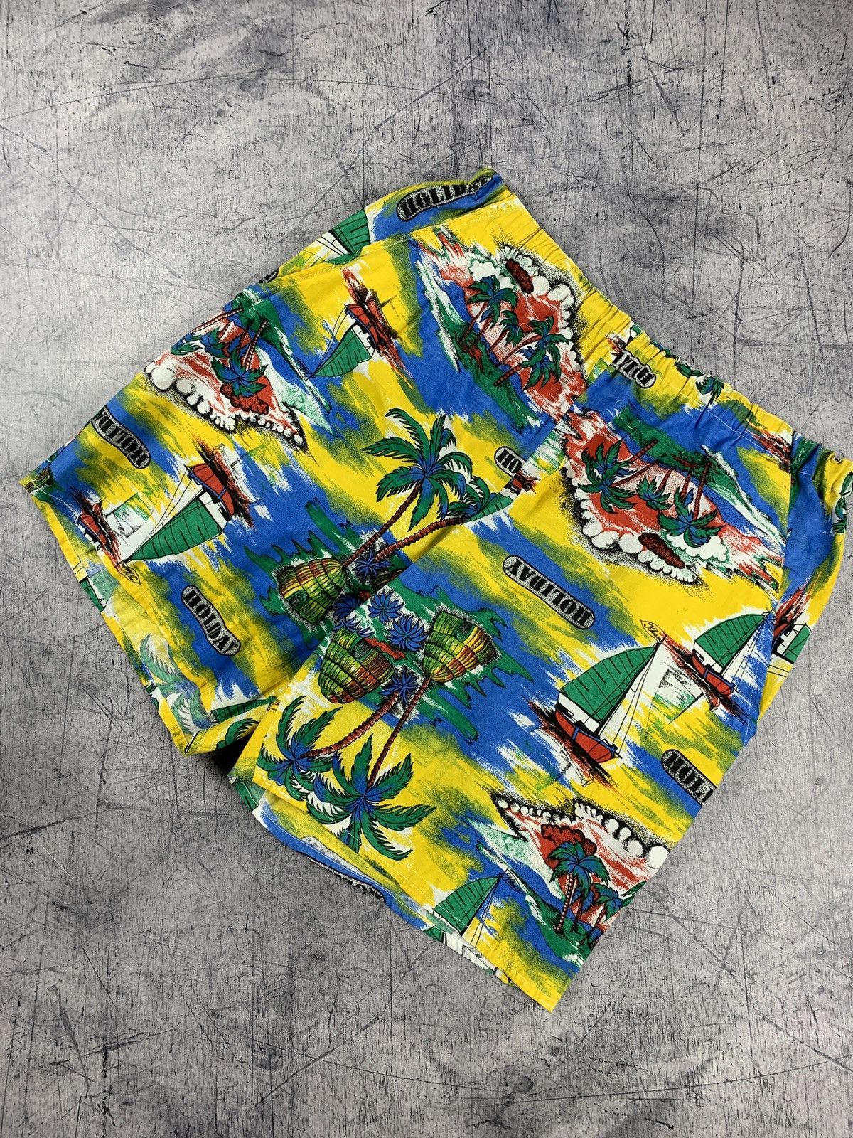 Vintage Vintage Hawaiian Surf Shorts Baggy 90’s Size US 36 / EU 52 - 1 Thumbnail
