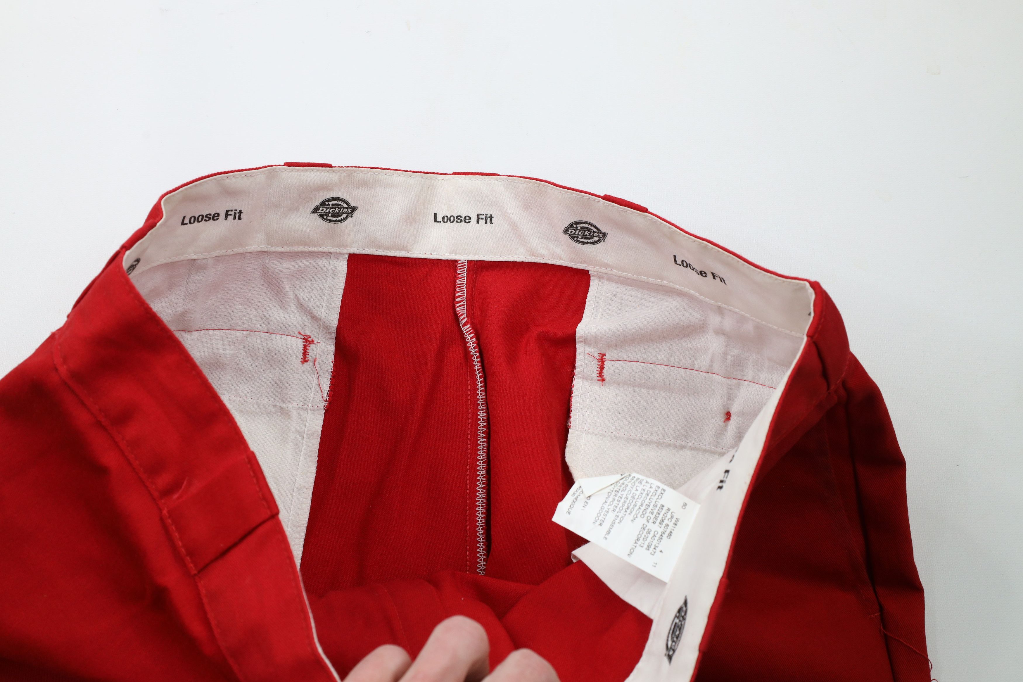 Dickies × Vintage Vintage Dickies Fit Double Knee Wide Leg Work Pants Red Size US 40 / EU 56 - 9 Thumbnail