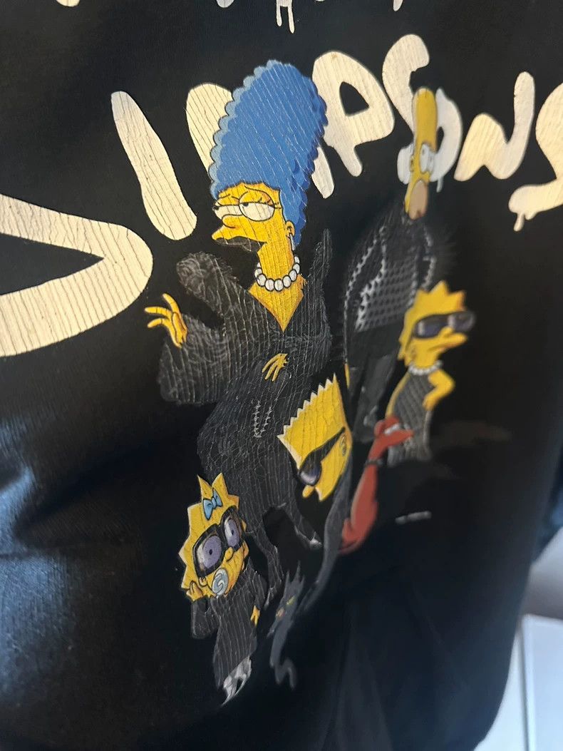 Balenciaga Balenciaga Simpson Hooded Sweatshirt 2503-Nextarrow Size US M / EU 48-50 / 2 - 3 Thumbnail