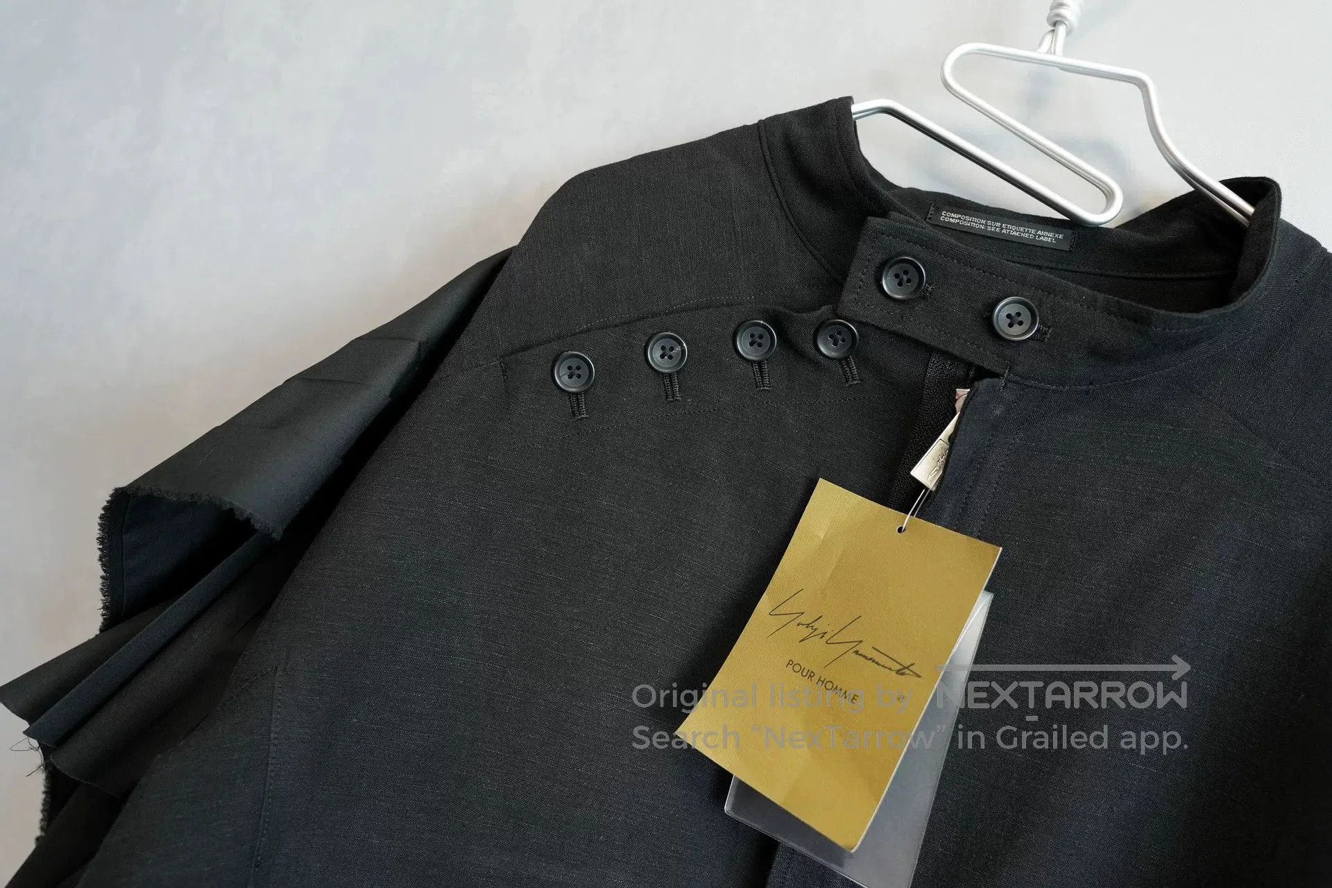 Yohji Yamamoto pleated embroidered jacket by yohji yamamoto. Size M / US 6-8 / IT 42-44 - 6 Thumbnail