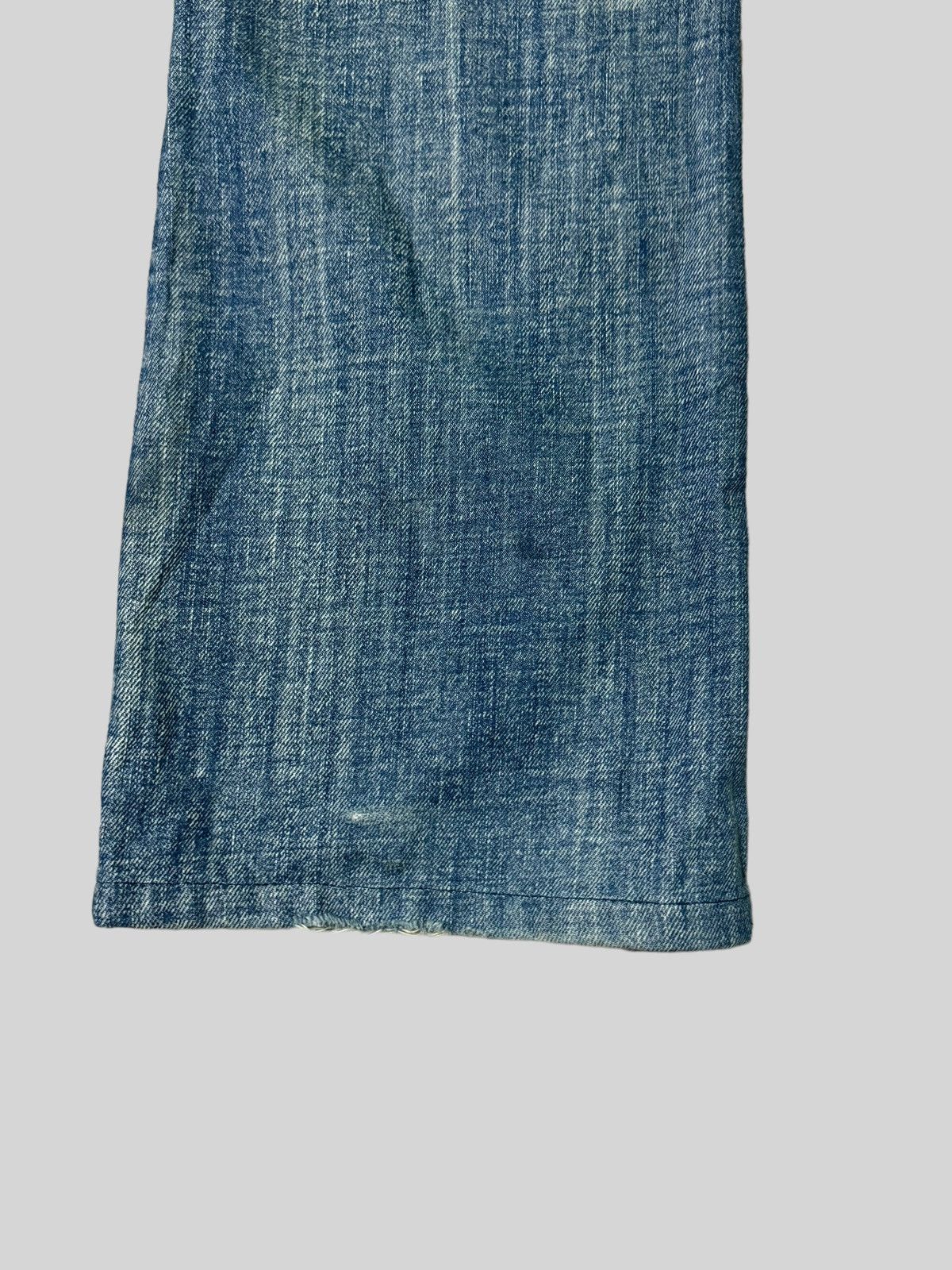 Japanese Brand × Vintage Flared Diesel Industry Thrashed Distressed Denim Size US 31 - 10 Thumbnail