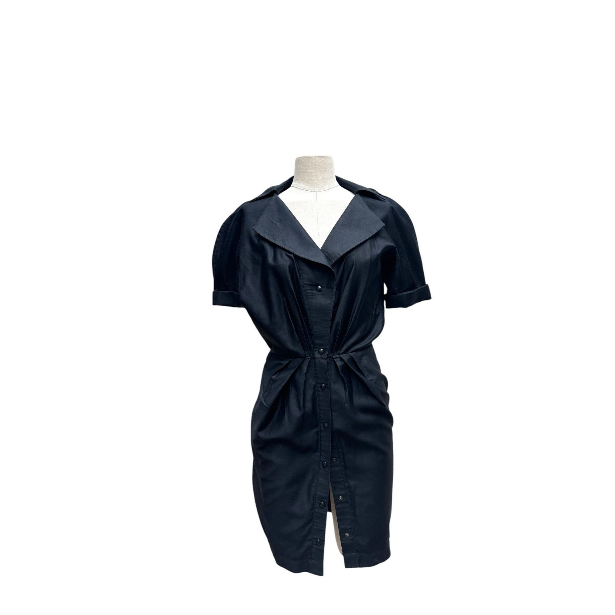 Thierry Mugler 1990s black sculptural dress Size S / US 4 / IT 40 - 1 Thumbnail