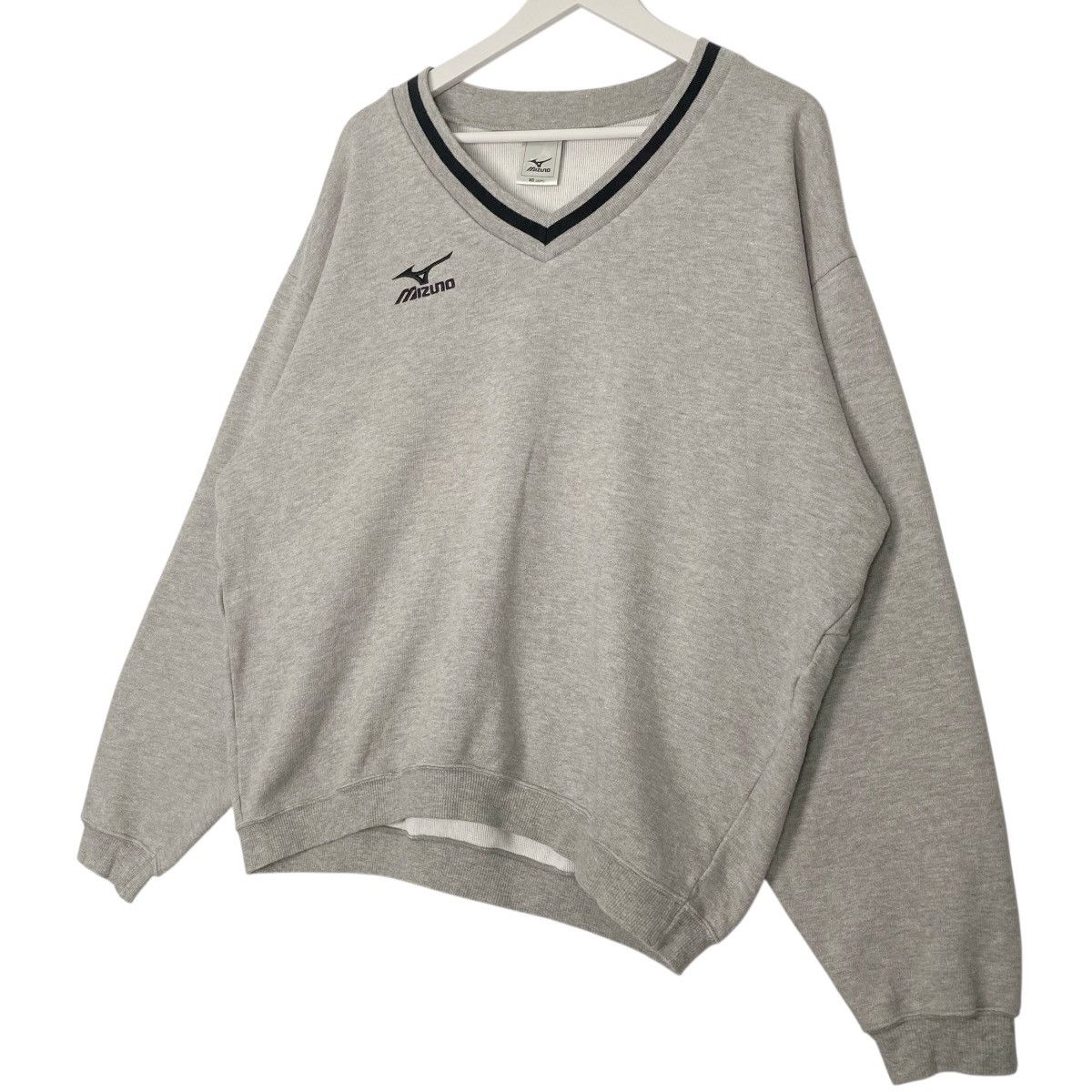 Vintage Vintage Mizuno Crewneck Sweatshirt Grey Pullover Size L Size US L / EU 52-54 / 3 - 2 Thumbnail
