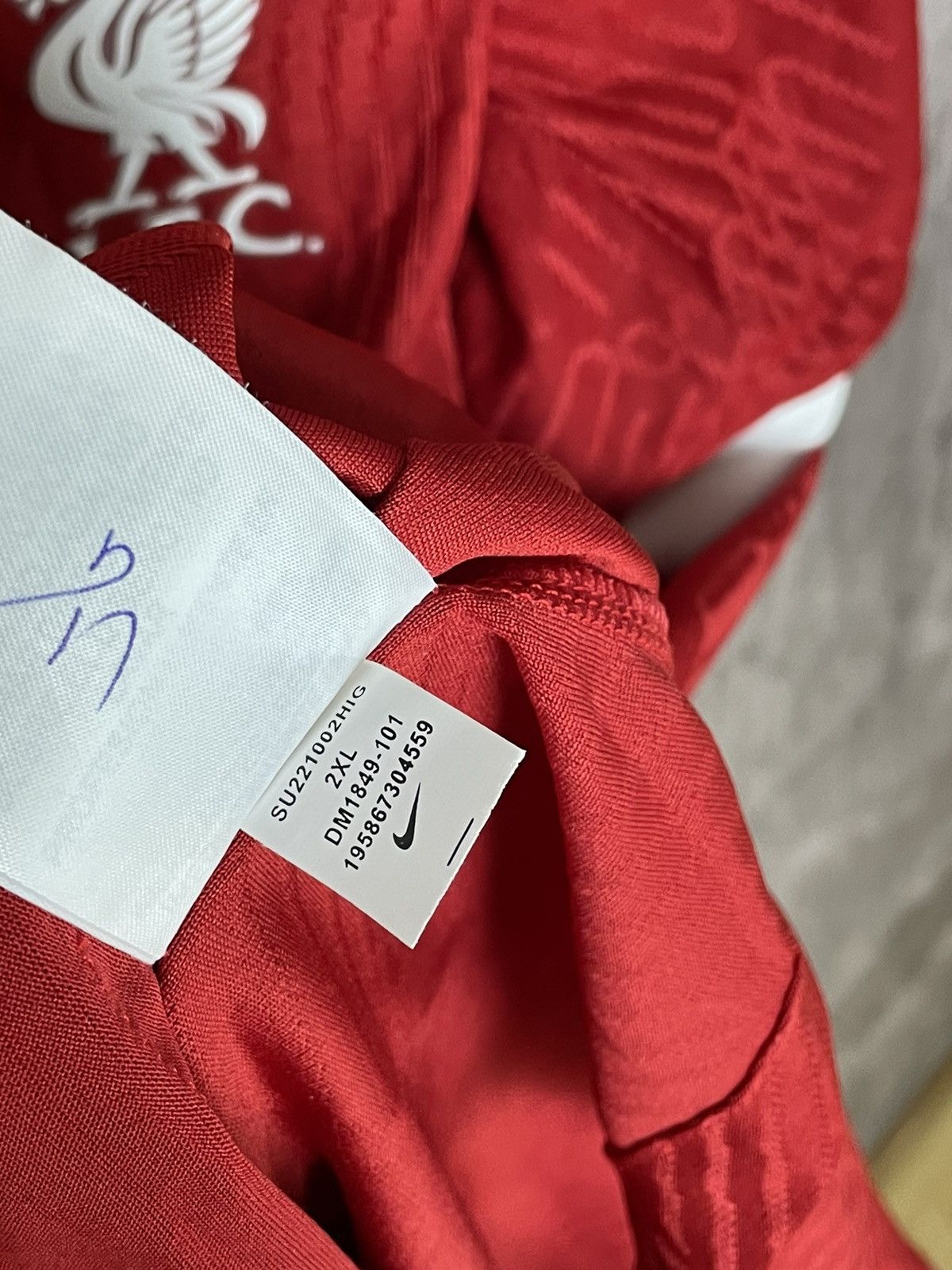 Vintage Liverpool 2021 2022 Away Football Soccer Jersey Nike Size US XXL / EU 58 / 5 - 10 Thumbnail