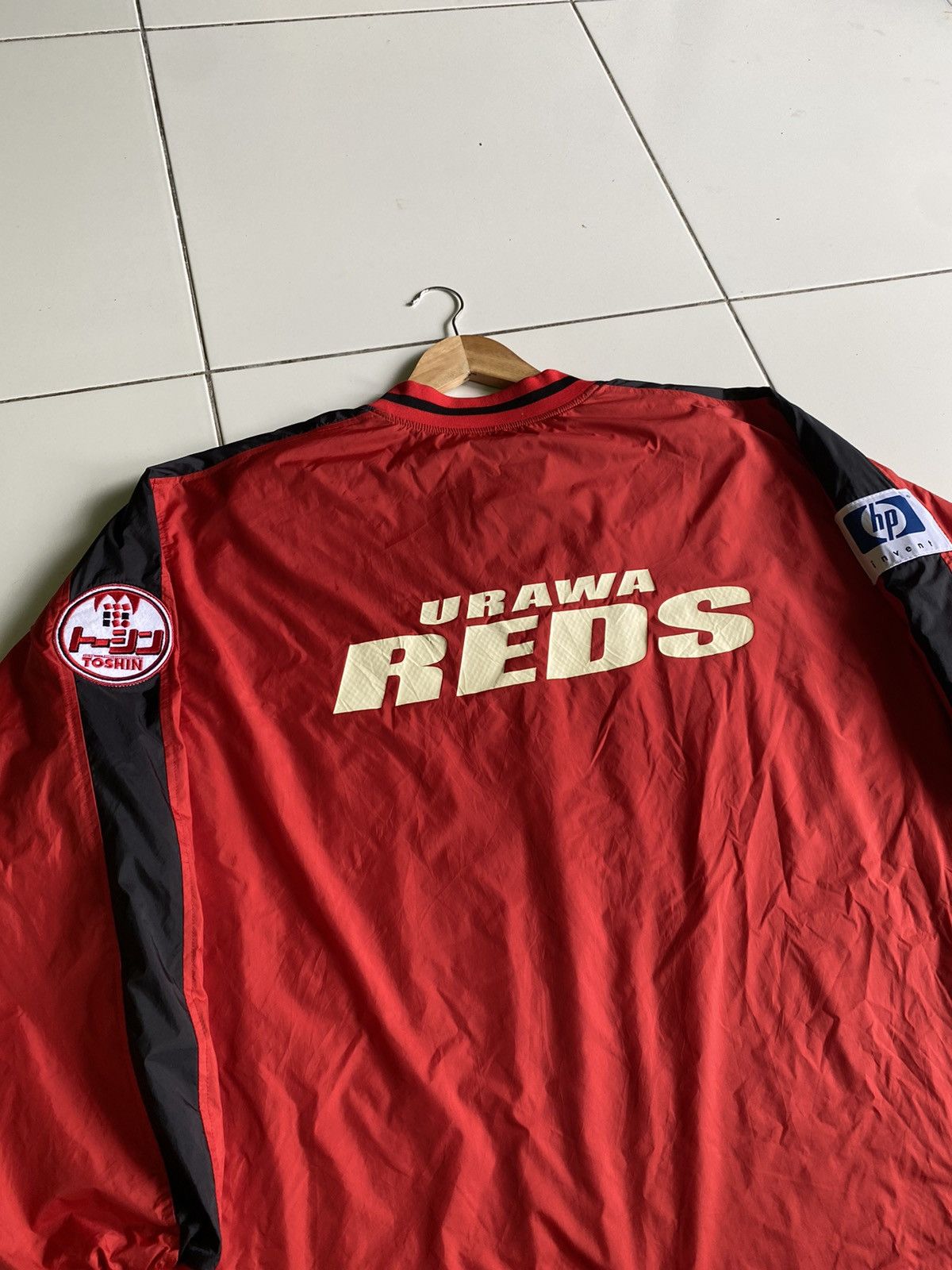 Puma Rare Puma Urawa Reds Diomonds Jersey Club Nylon Jacket Size US XL / EU 56 / 4 - 5 Thumbnail