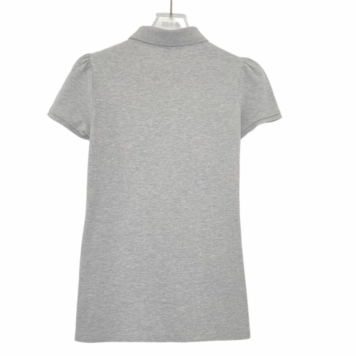 Burberry Burberry Grey Solid Polo Shirt K26WX Size S / US 4 / IT 40 - 2 Thumbnail
