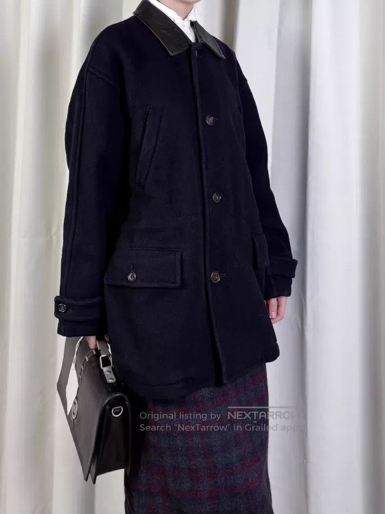 Comme des Garcons Comme des Garcons Vintage fur collar wool coat Size US M / EU 48-50 / 2 - 4 Thumbnail
