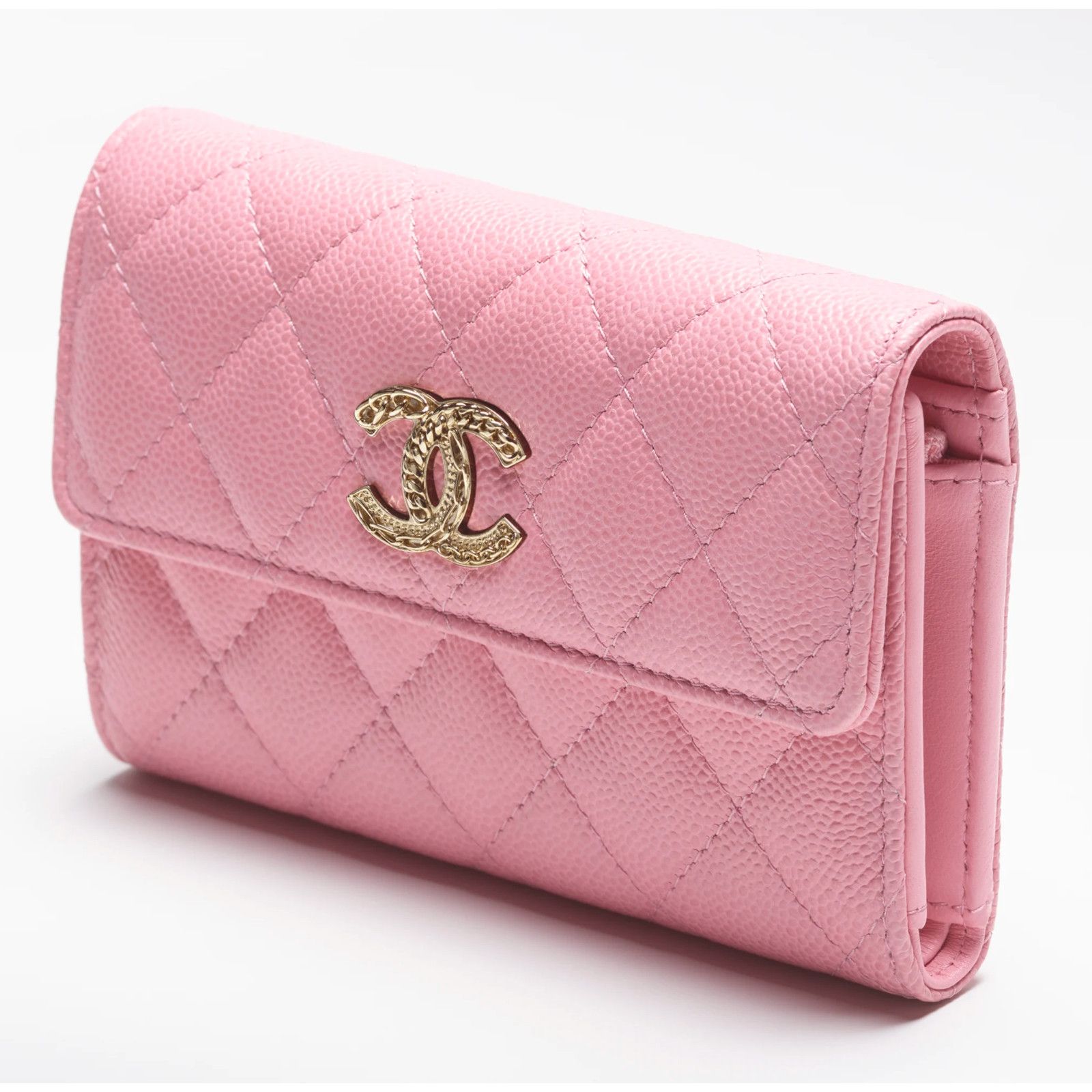 Chanel Chanel Quilted Classic Zipped Snap Button Medium Wallet Size ONE SIZE - 3 Thumbnail