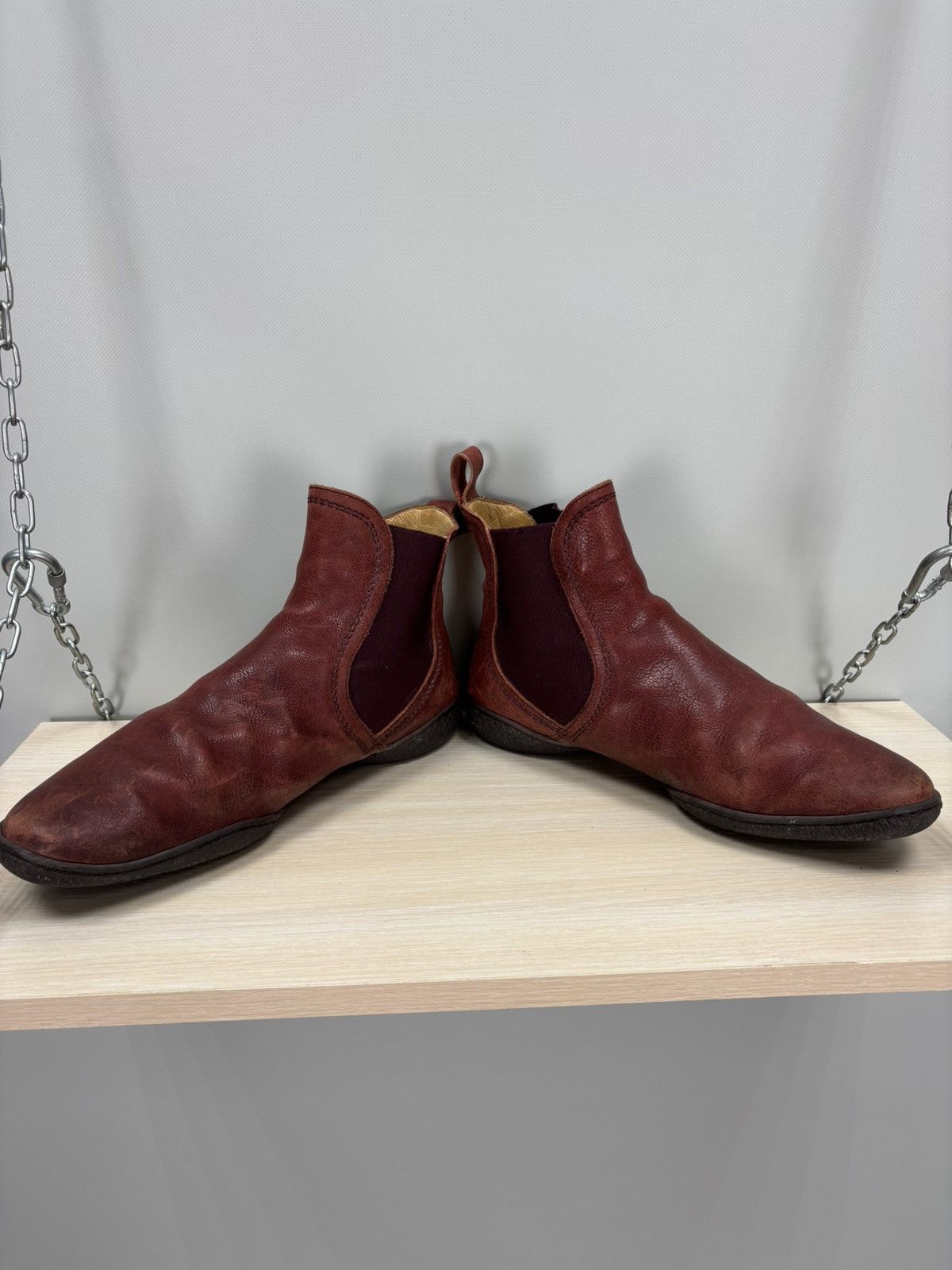 Trippen Mens boots Trippen Size 42 Color Red Size US 9 / EU 42 - 8 Thumbnail