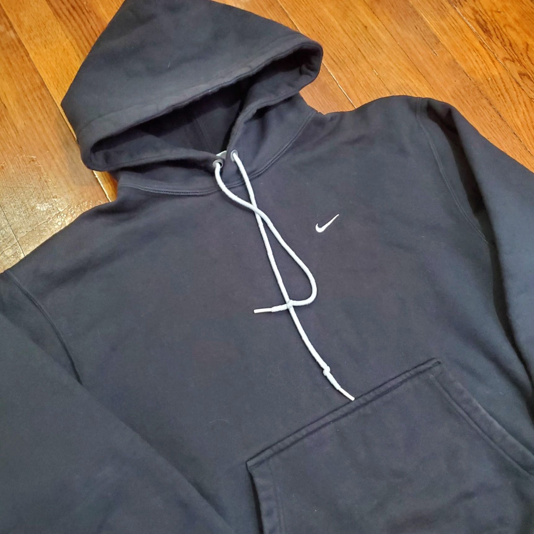 Nike Nike Club Fleece Hoodie Sweatshirt Mens Small Black Swoosh Logo Pullover Size US S / EU 44-46 / 1 - 4 Thumbnail