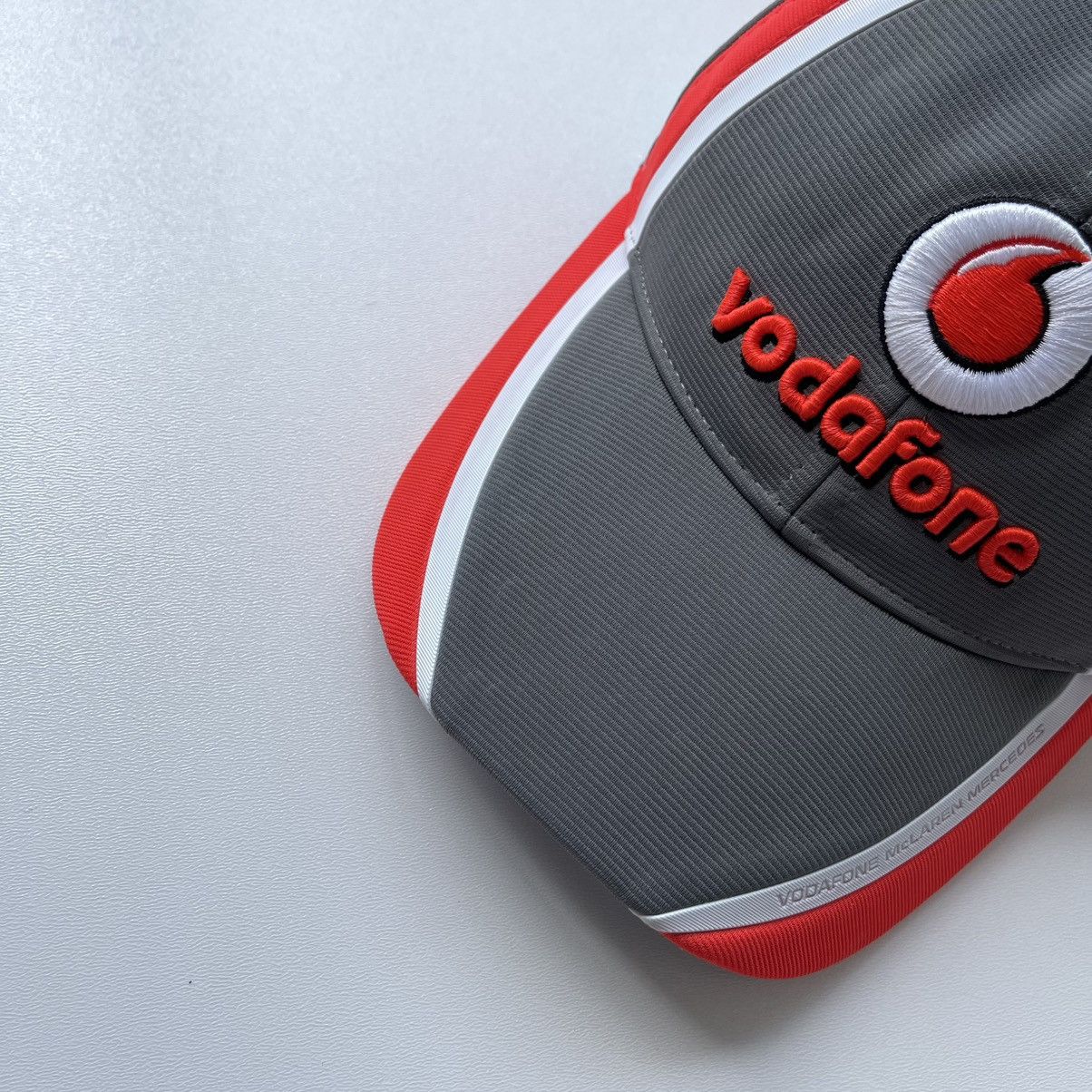 Formula 1 × Mercedes-Benz × Vintage Vodafone McLaren Mercedes MP4-27 Racer Limited Cap Vintage Size ONE SIZE - 8 Thumbnail