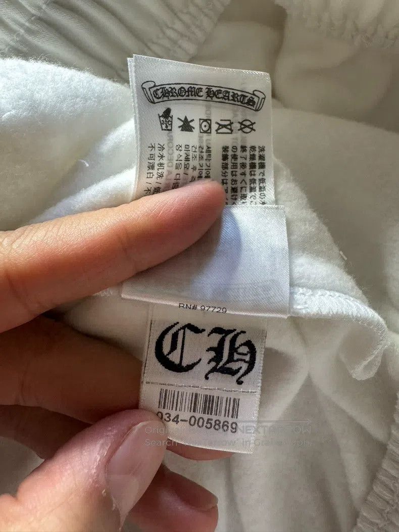 Chrome Hearts CHROME HEARTS Size L Blue Sanskrit horseshoe pattern white Size US 32 / EU 48 - 6 Thumbnail