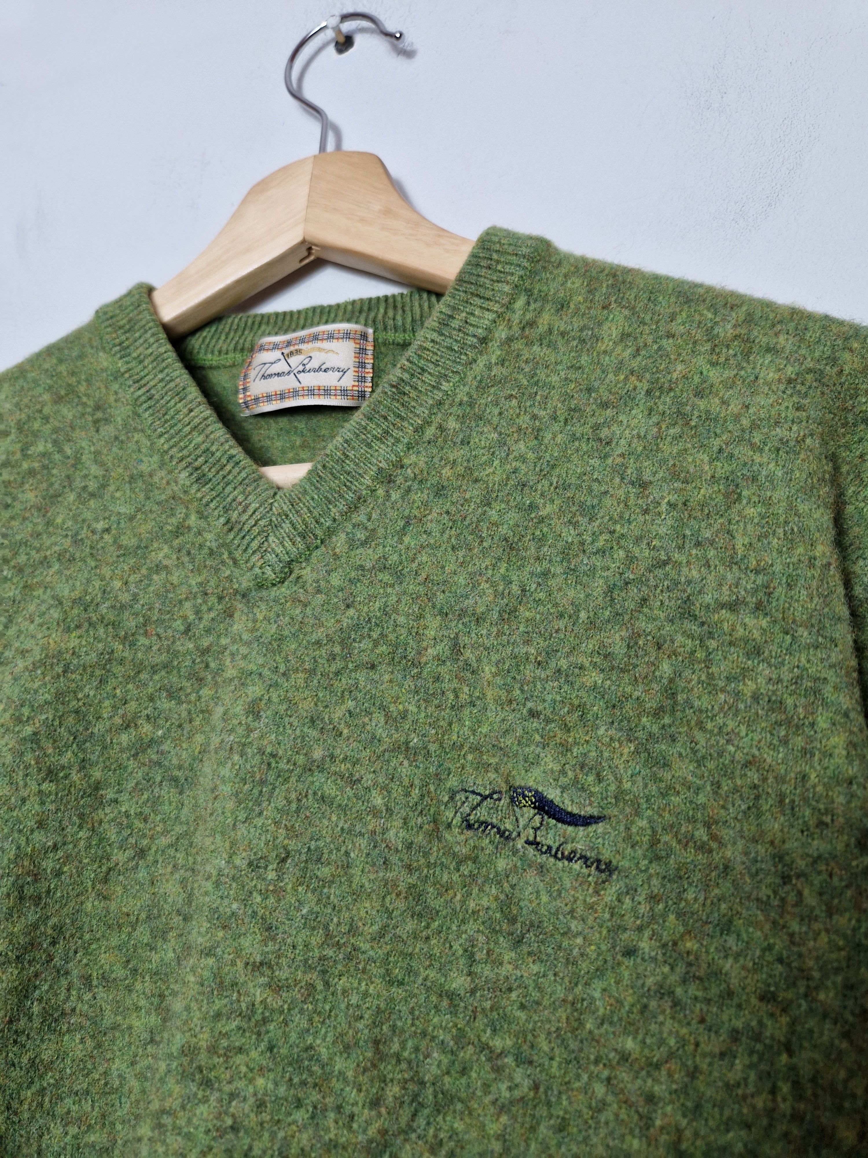 Burberry Thomas Burberry vintage lambswool sweater Size US XS / EU 42 / 0 - 3 Thumbnail