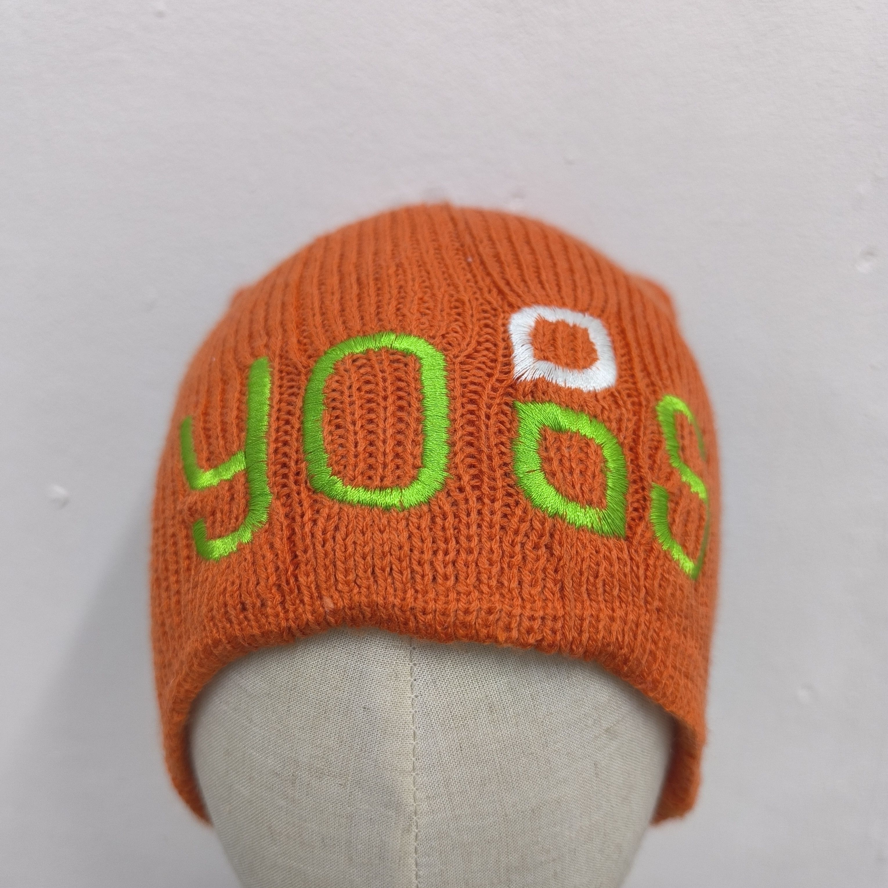 Japanese Brand 🌟Japanese brand yobs spellout pull on beanie hat Size ONE SIZE - 4 Thumbnail