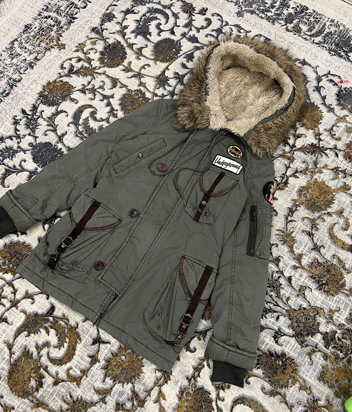 Hysteric Glamour HYSTERIC GLAMOUR MULTIPOCKET JAPANESE BRAND PARKA JACKET Size US M / EU 48-50 / 2 - 3 Thumbnail